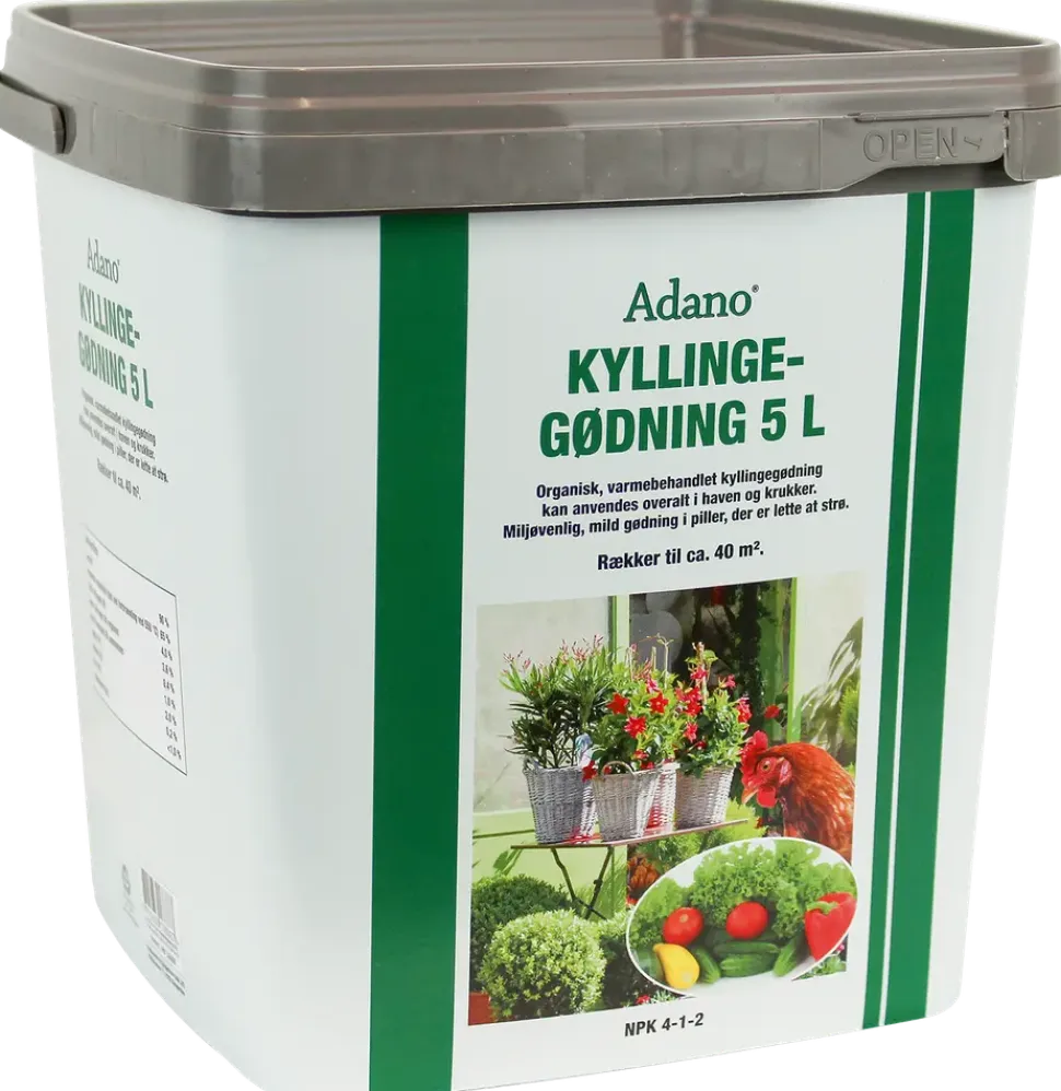 Adano Ekologiskt kycklinggödsel 5 L