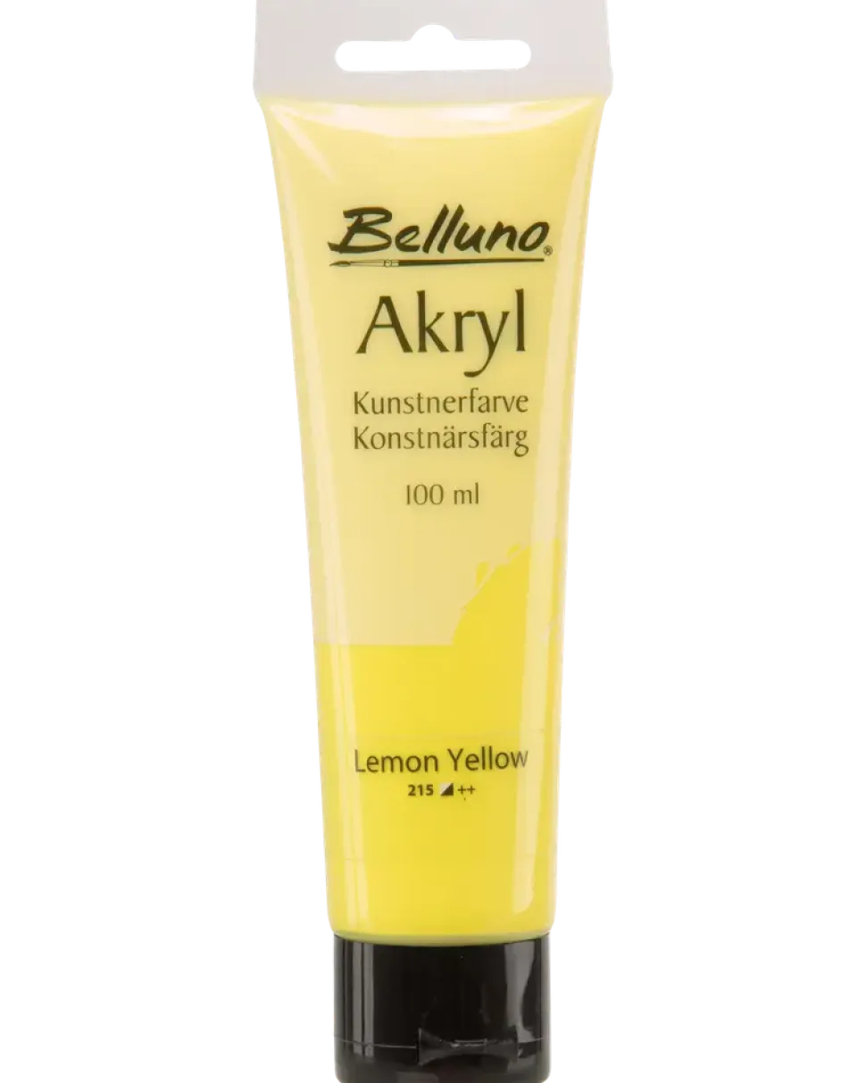 Akrylfärg gul 100 ml