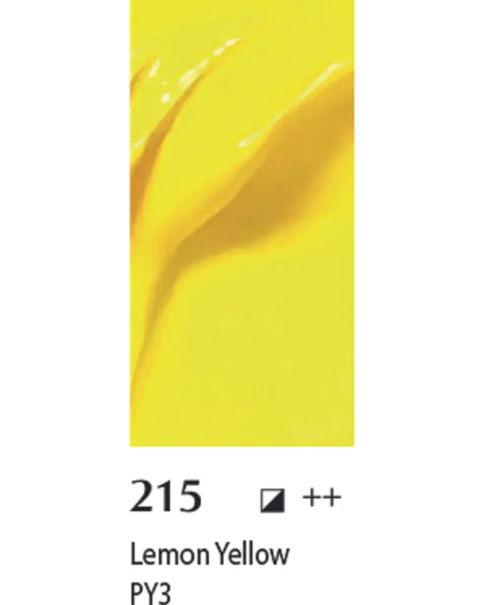 Akrylfärg gul 100 ml