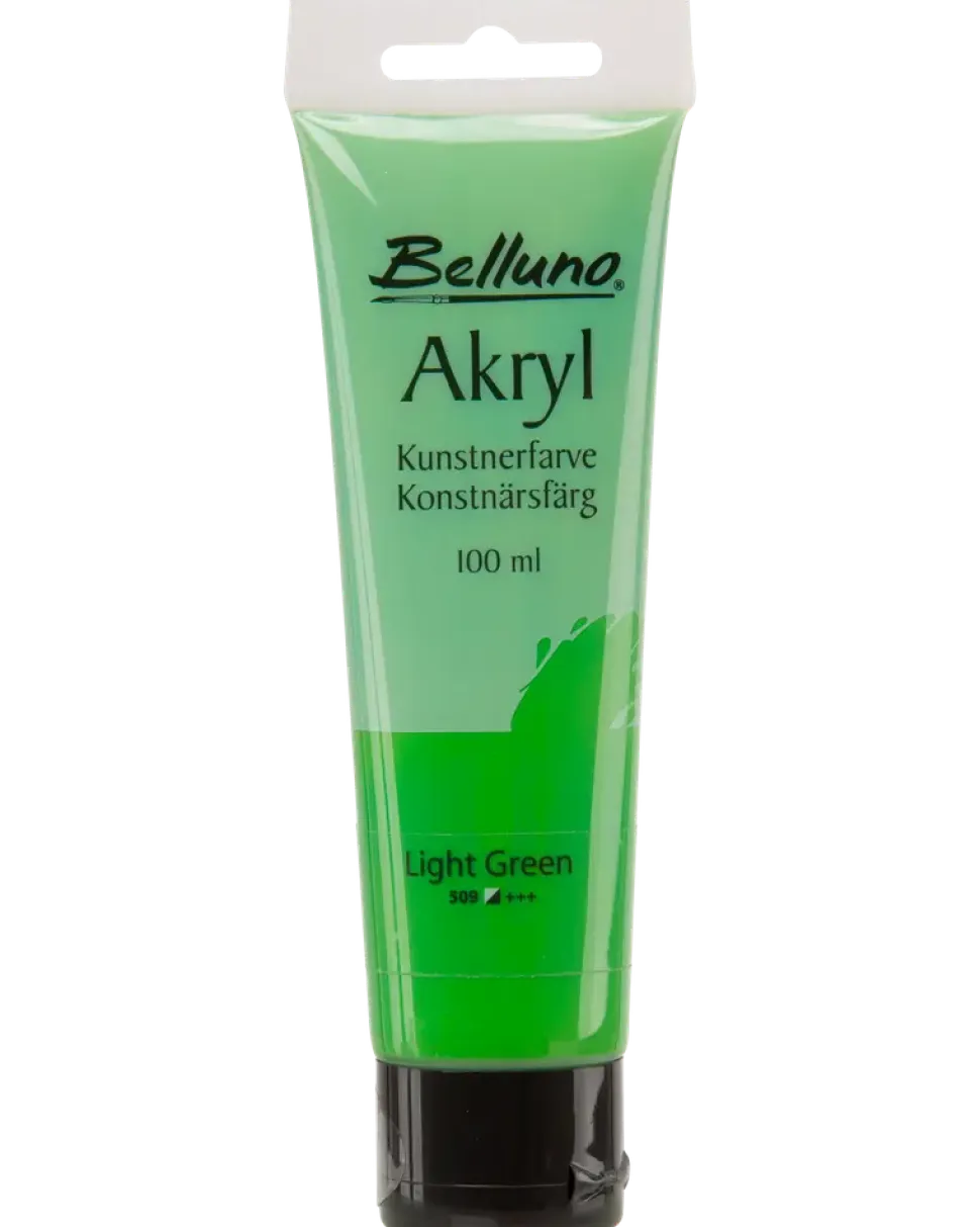 Akrylfärg ljusgrön 100 ml