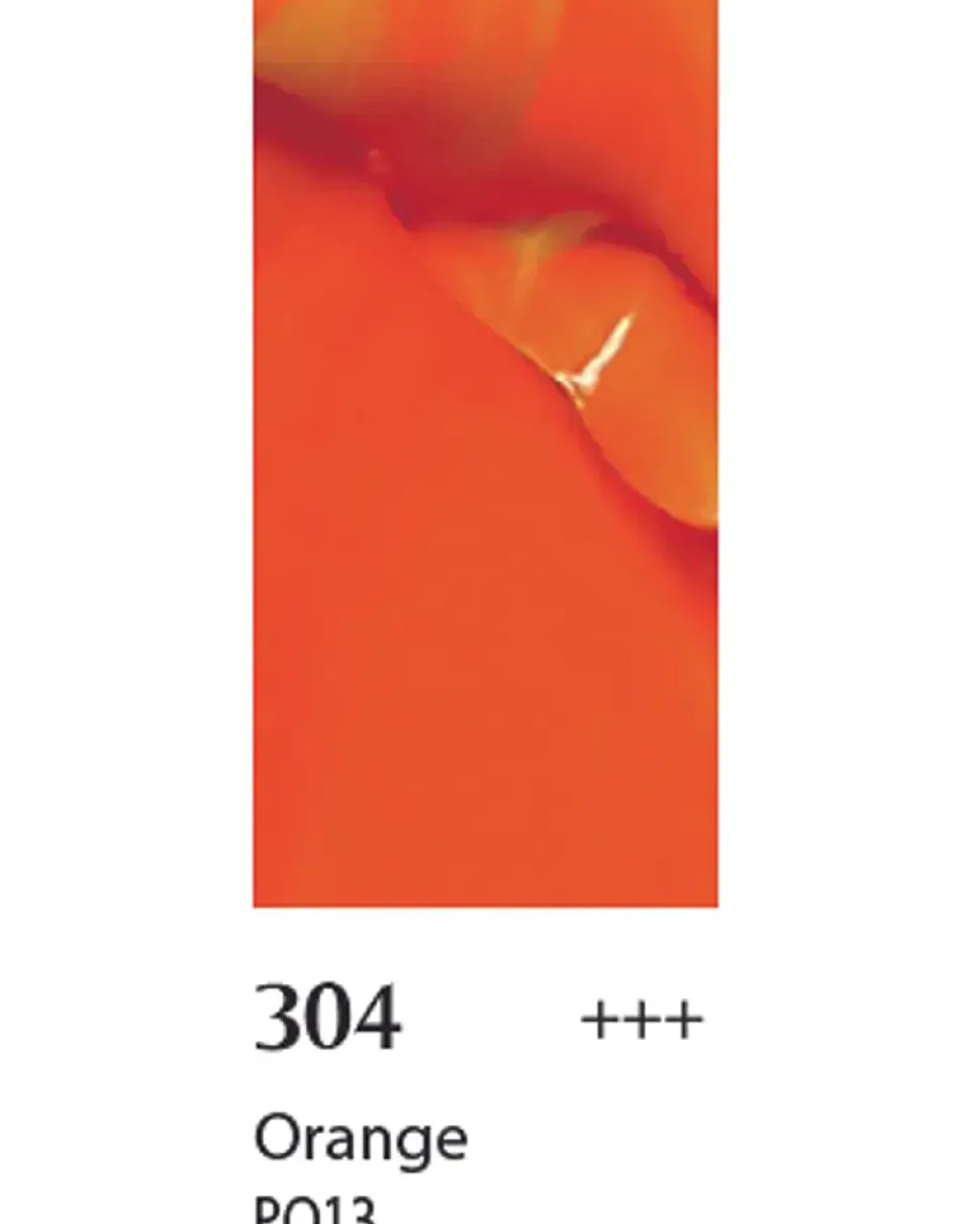 Akrylfärg orange 100 ml