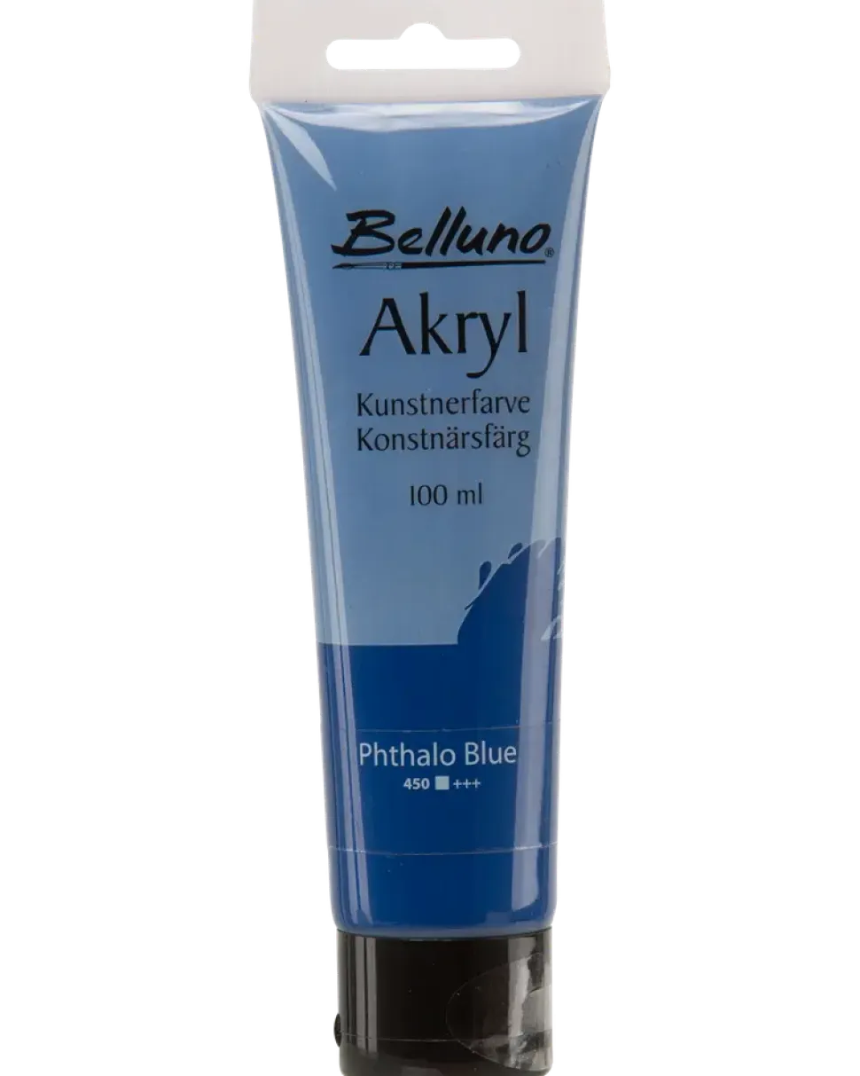 Akrylfärg phthalo blå 100 ml