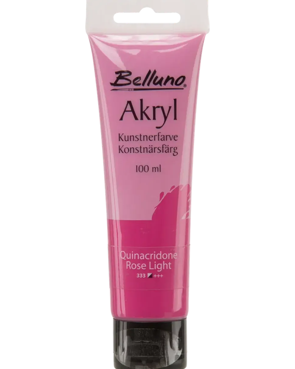 Akrylfärg Quinacridone rose light 100 ml
