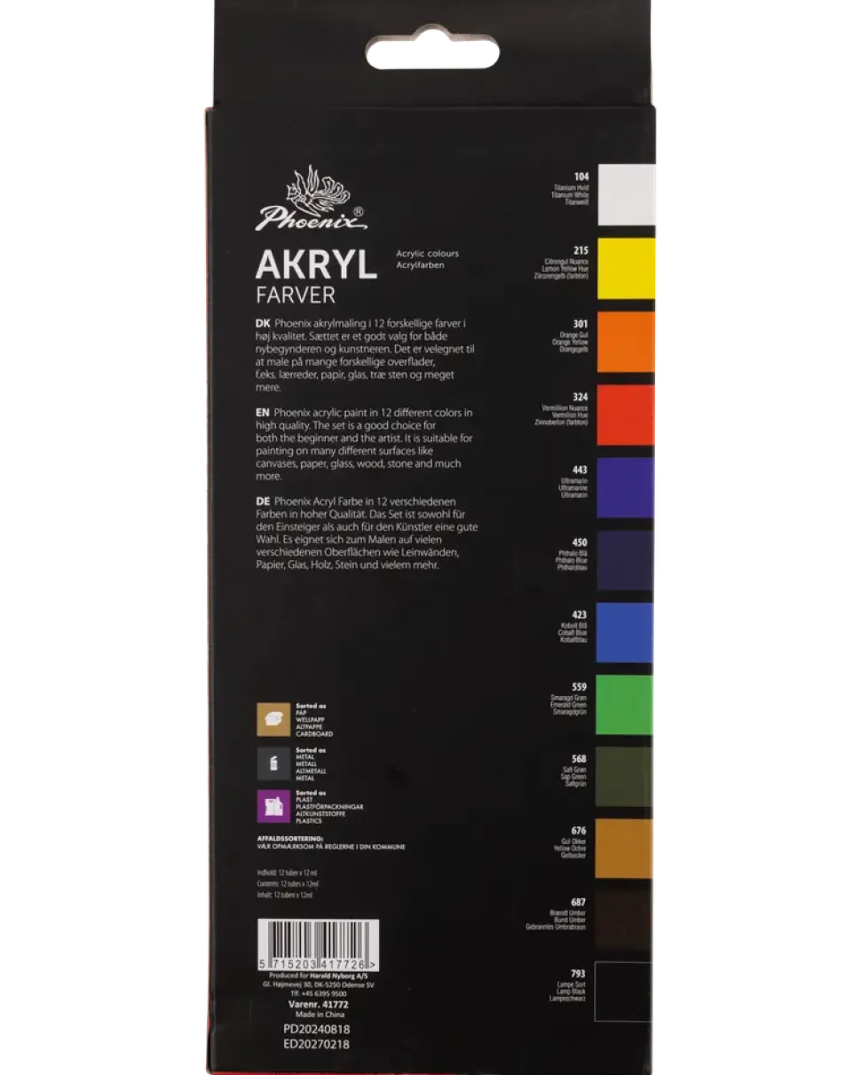 Akrylfärgset - 12 ml