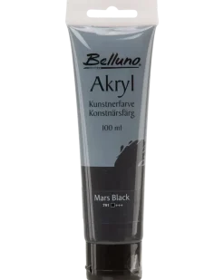 Akrylfärg svart 100 ml