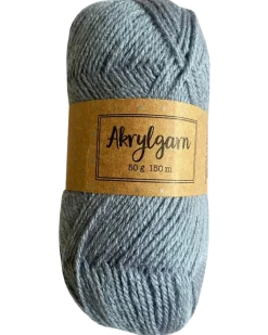 Akrylgarn 50 g ljusblå