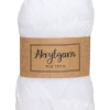 Akrylgarn 50 g optisk vit