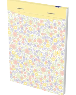 Anteckningsblock Floral A6 linjerat