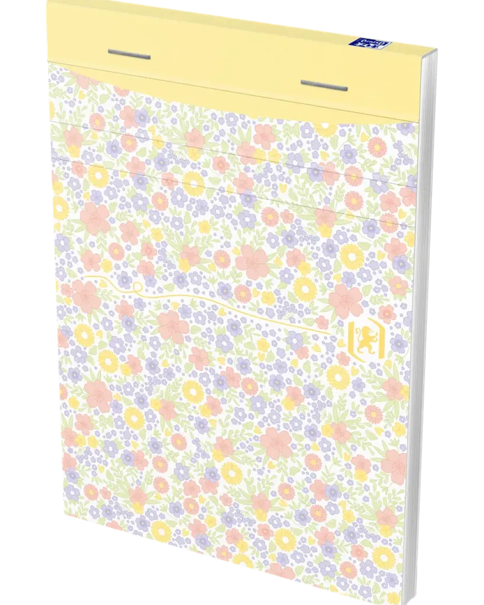 Anteckningsblock Floral A6 linjerat