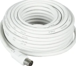 Antennskarvkabel 10m vit