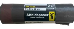 Avfallspåse med dragsko 30 L