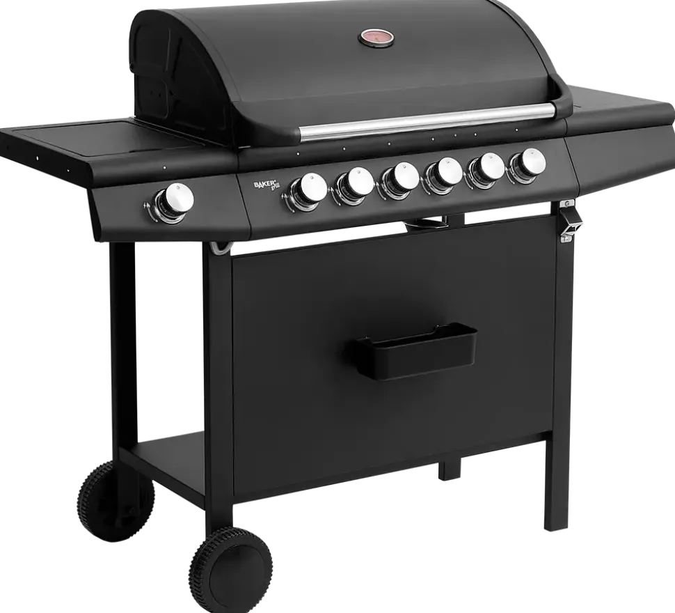 BAKERgrill Gasolgrill 6+1 brännare