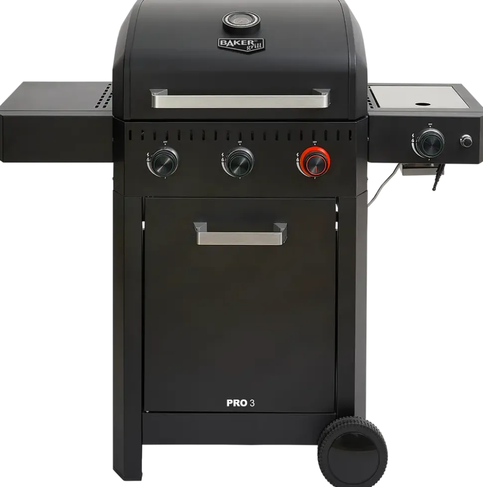 BAKERgrill Gasolgrill Pro 3+1