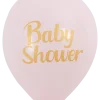 Ballong baby shower ljusrosa