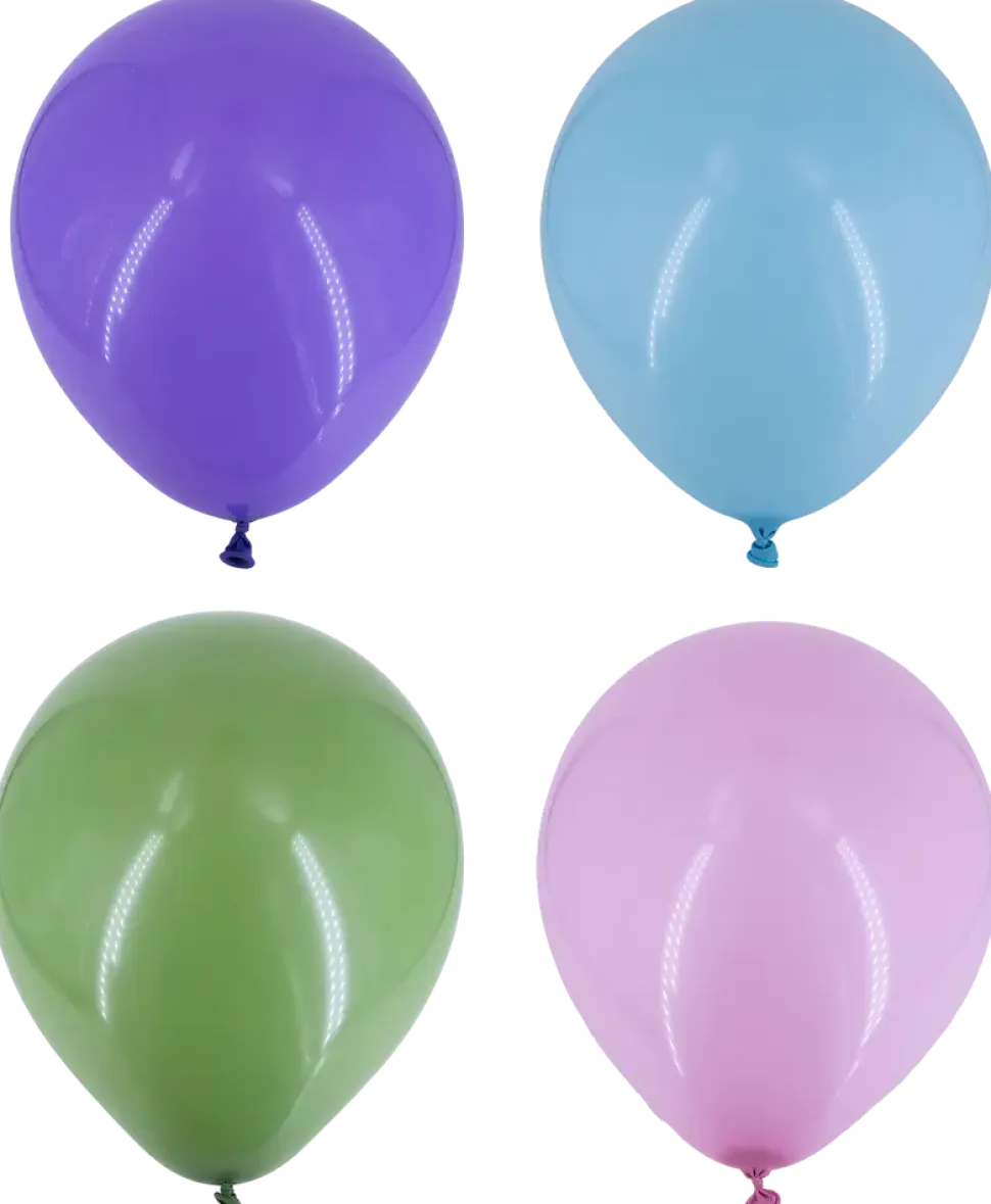 Ballonger blå/rosa mix 20-pack