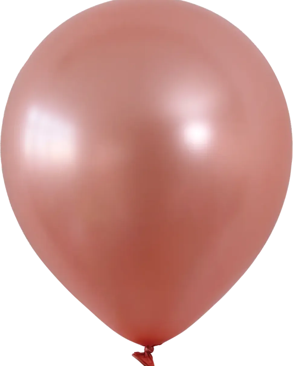 Ballong rose guld 6-pack