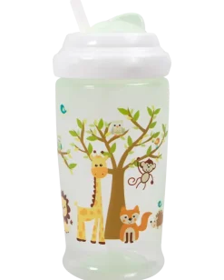 Barnets favoritmugg med sugrör – olika färger
