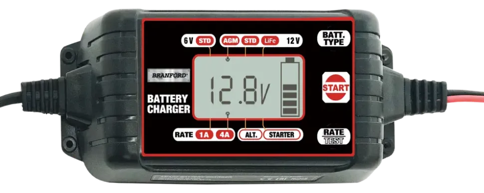 Batteriladdare 1-4A/6-12V