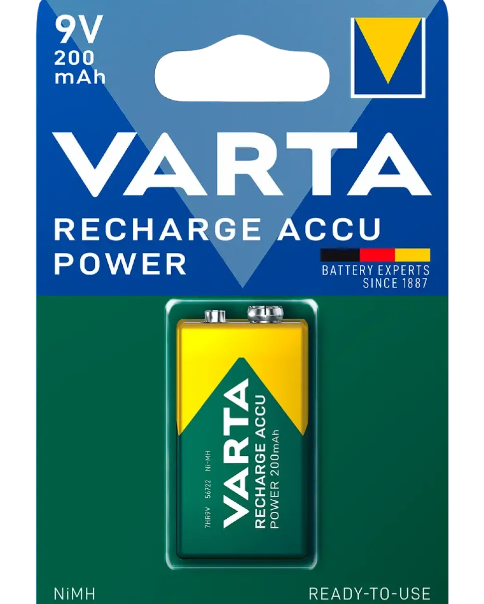 Batteri nihm 9v 200 mah