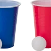 Beer pong med 12 koppar och 2 bollar