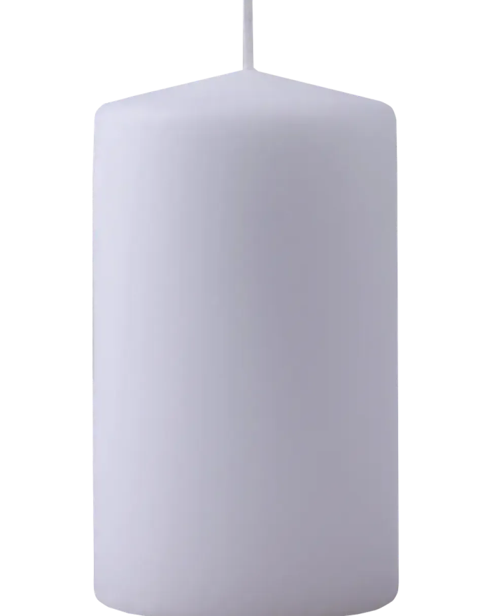 Blockljus Ø6,8 x H13 cm vit