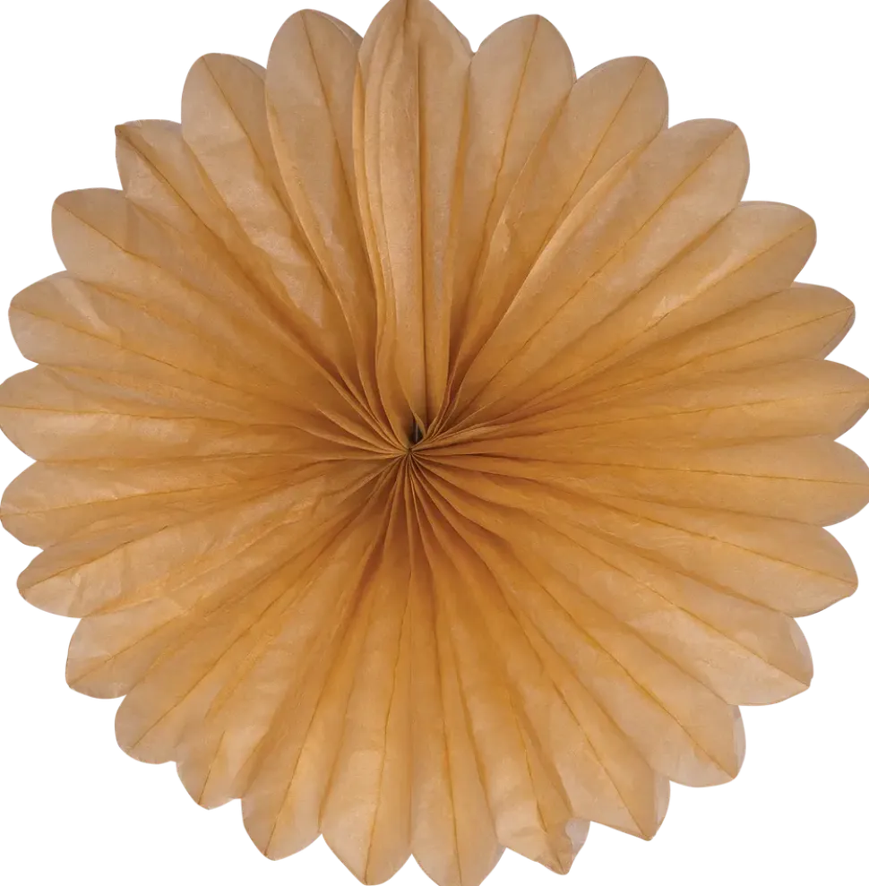 Blomma silkespapper guld