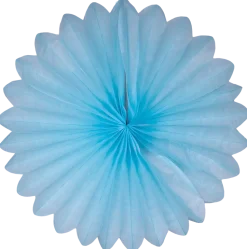Blomma silkespapper ljusblå