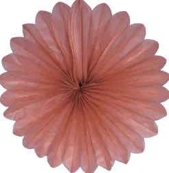 Blomma silkespapper rose guld