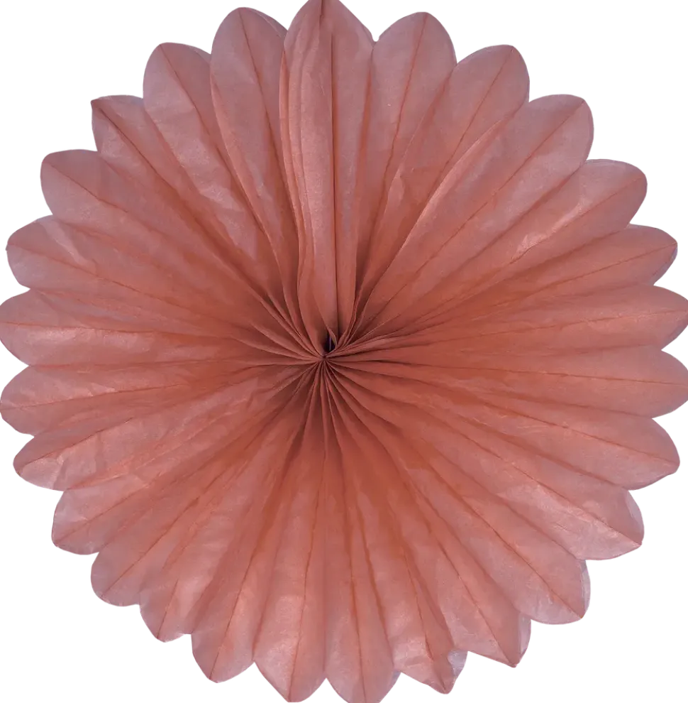 Blomma silkespapper rose guld