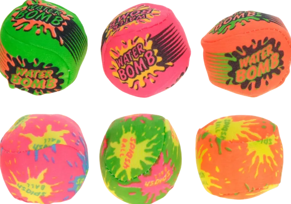 Boll för vattenlek 5 cm 6-pack