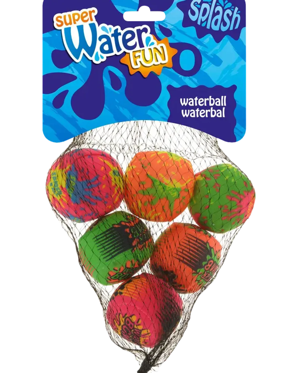 Boll för vattenlek 5 cm 6-pack