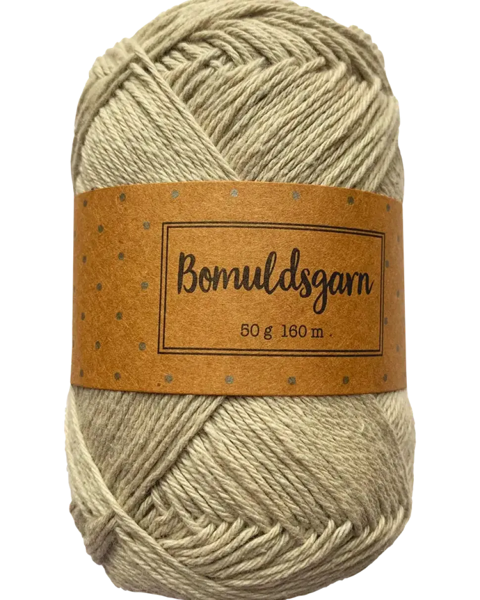 Bomullsgarn 50 g beige