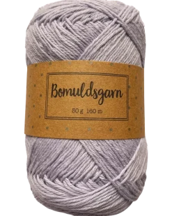 Bomullsgarn 50 g ljus lila