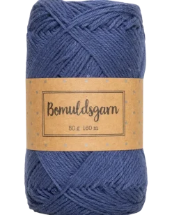 Bomullsgarn 50 g marinblå