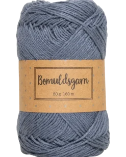 Bomullsgarn 50 g mörkblå
