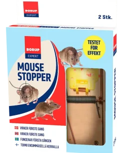 Borup EXPERT Musfälla i trä - 2 st
