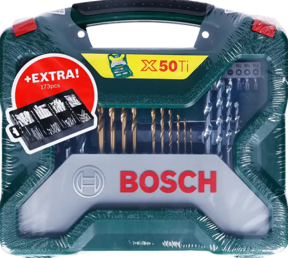 Bosch borrsats 50 delar med skruvar