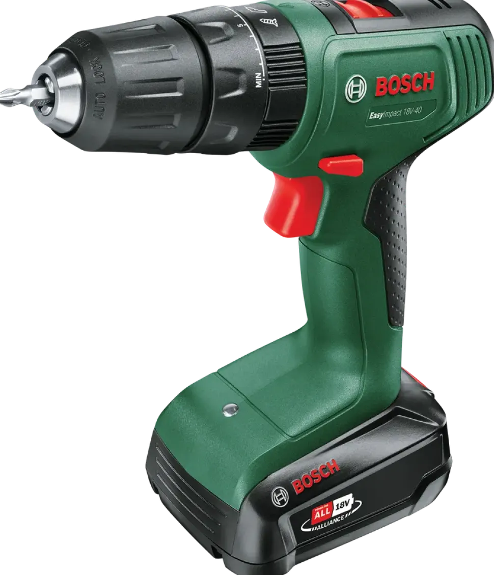 Bosch Slagborr/skruvdragare EasyImpact 18V-40 inkl. batteri