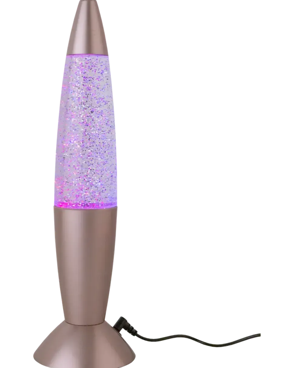 BRIGHT DESIGN Glitterlampa med färgskiftning H. 35 cm