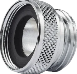 Bussning 22mmx1/2" kromad
