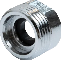 Bussning 1/2x3/4" kromad