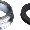 Bussning 22x24mm kromad