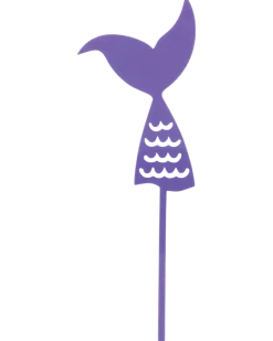 Cake topper - Sjöjungfru fena