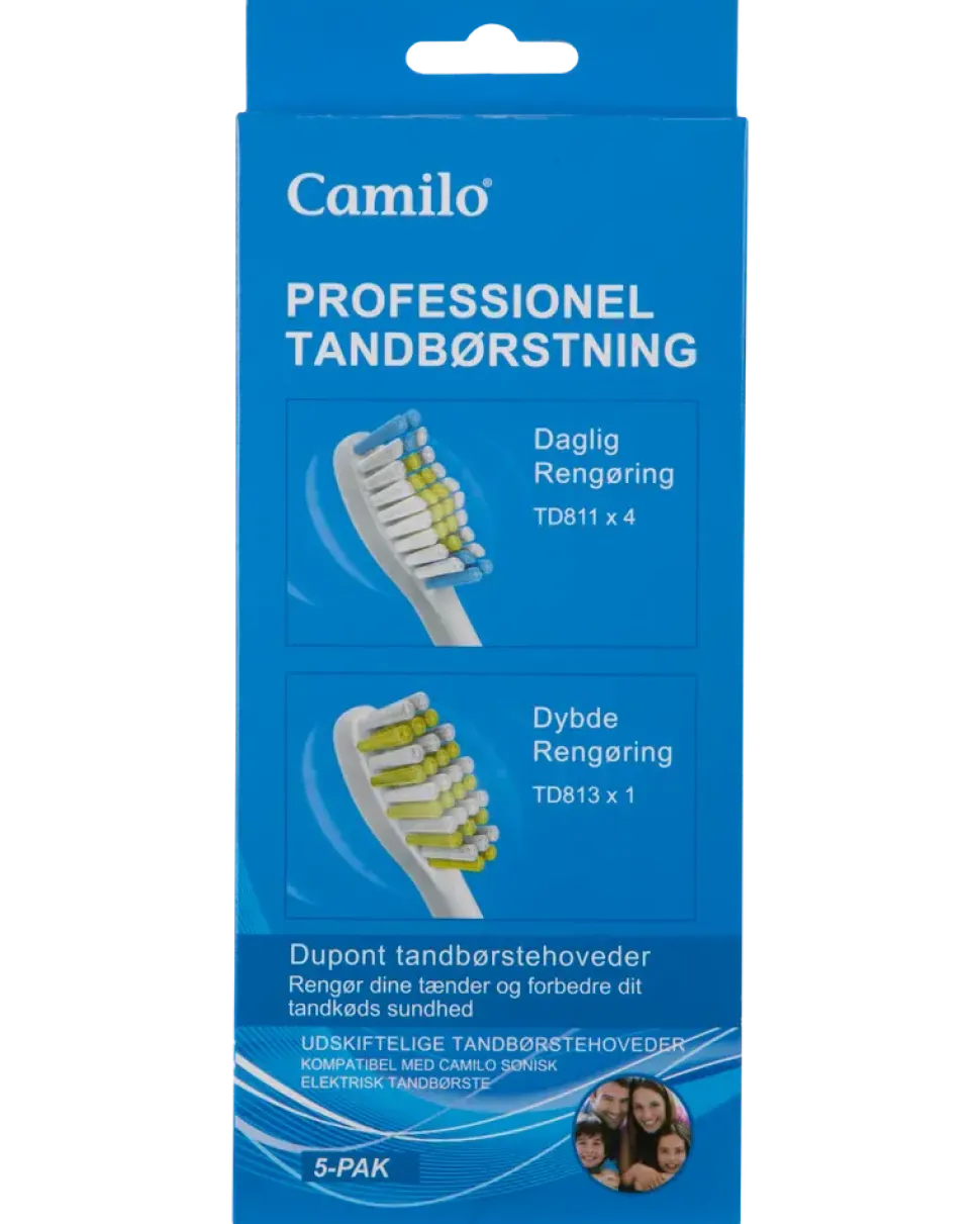 Camilo tandborsthuvud 5 st
