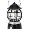 Campinglampa retro med LED H. 20 cm
