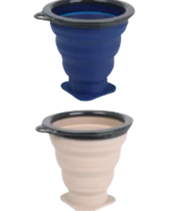 Campingmugg hopfällbar 2-pack