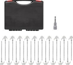 CampOut Tältpinnar med skruv 20-pack