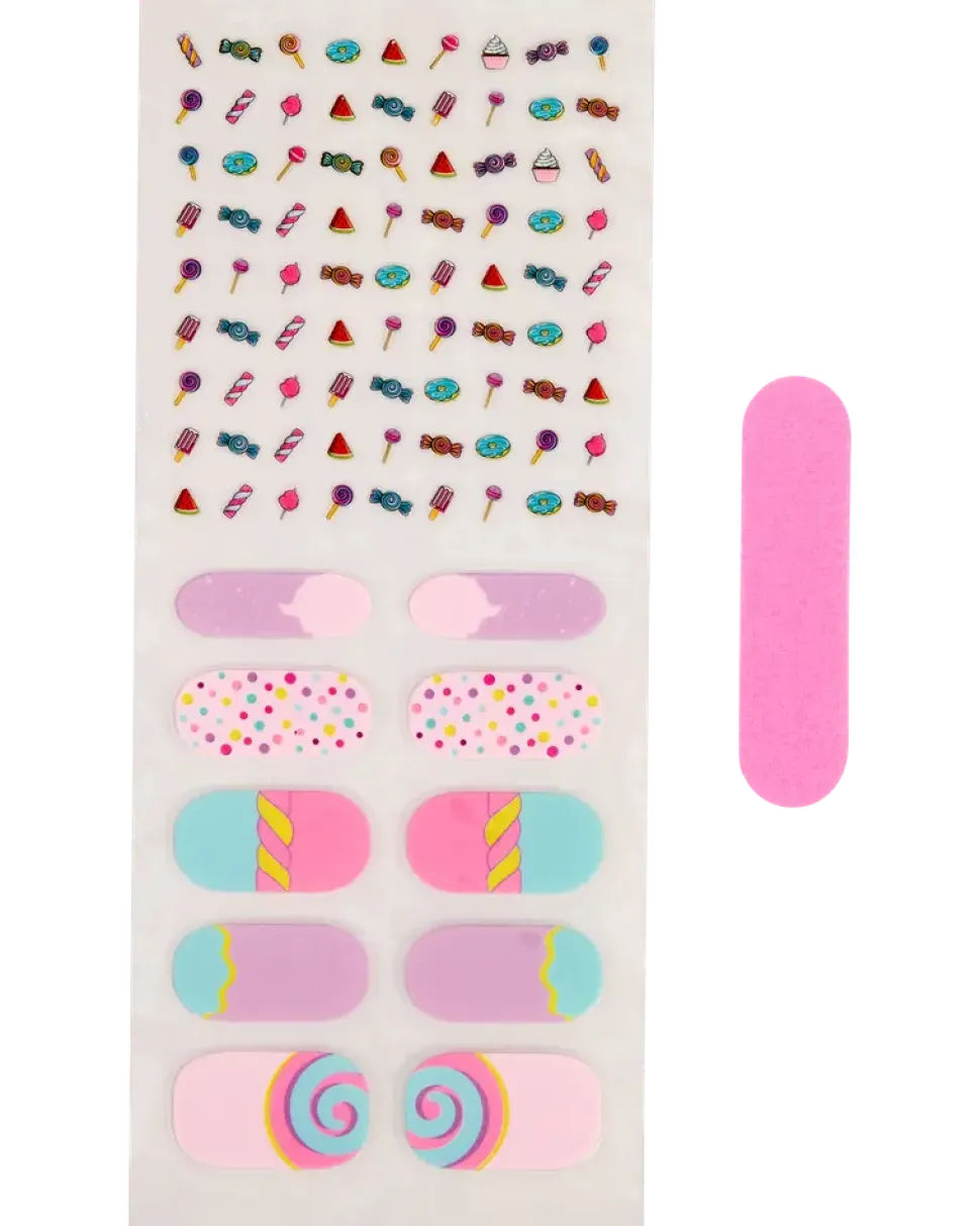 Candy Explosion Nagelklistermärken