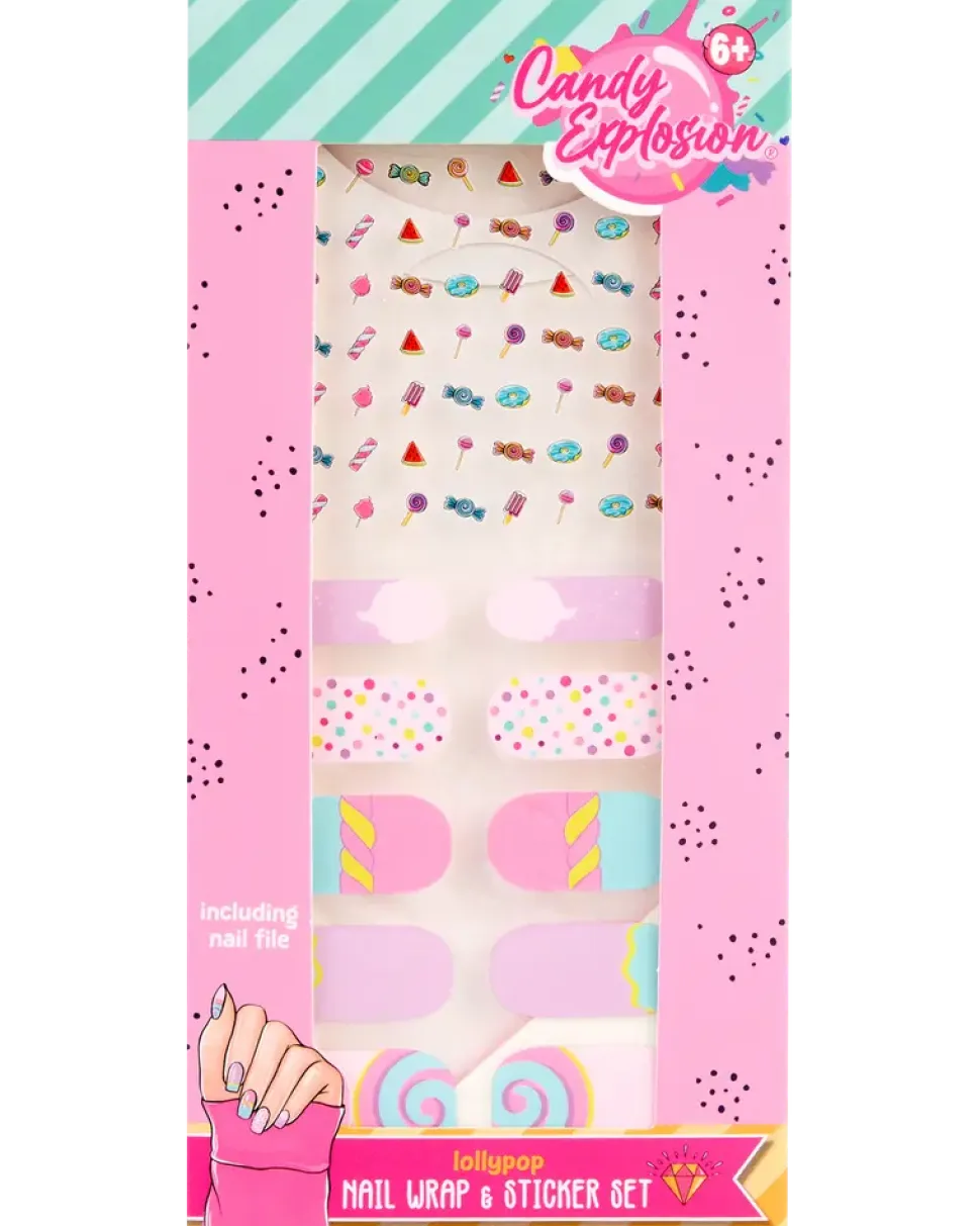 Candy Explosion Nagelklistermärken