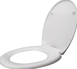 CARLSBAD Toalettsits uni med quick-release - vit